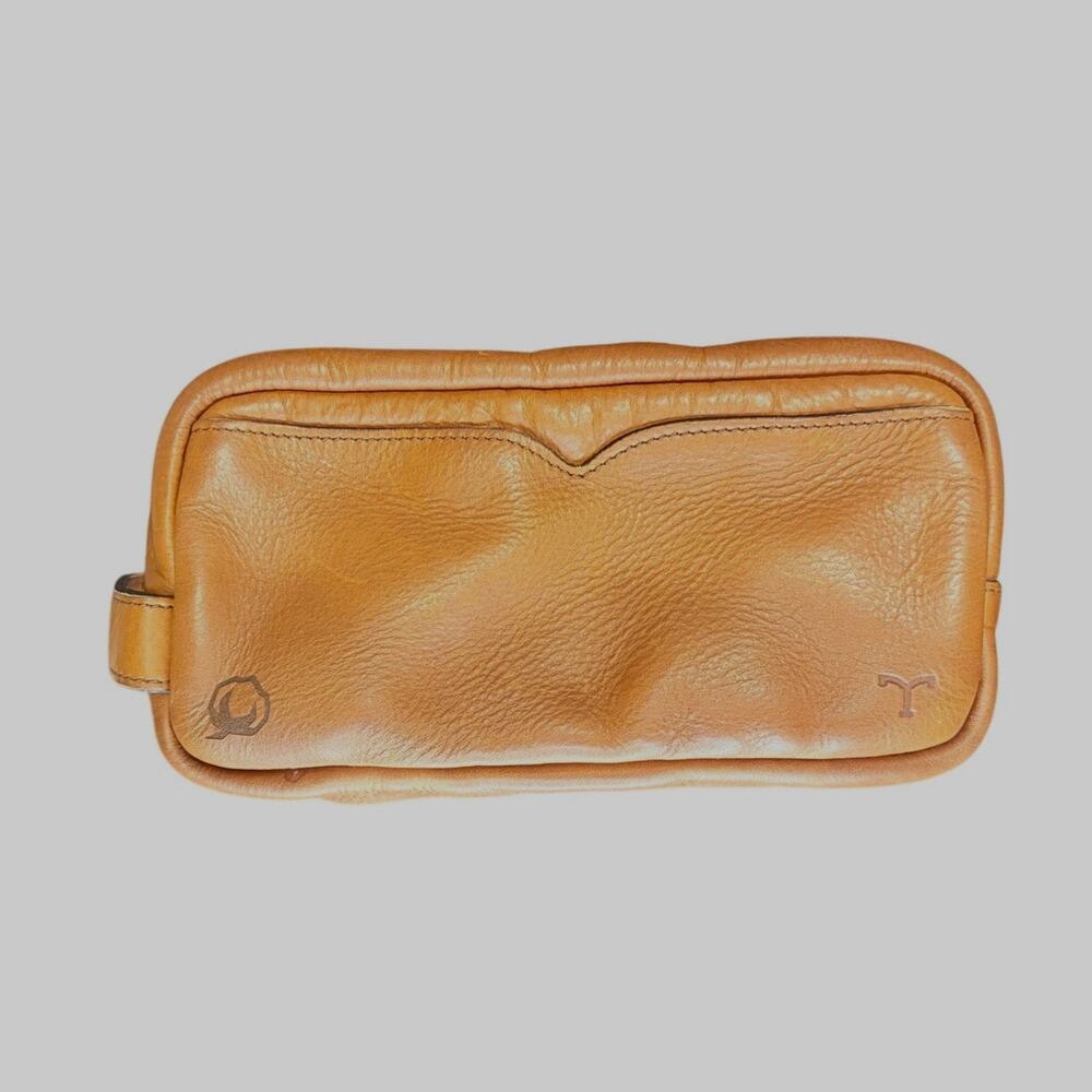 Tecovas The Bartlett Leather Travel Kit - Cognac - New Without Tags